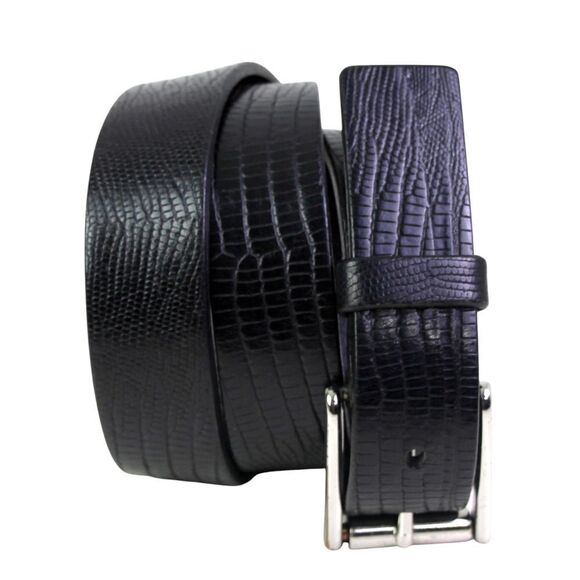 Banana Republic BLACK REAL LEATHER 1.25"Wd CASUAL DRESS WOMEN'S BELT Sz M (C72 - Picture 1 of 14